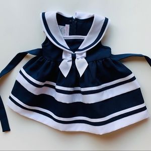 Blue Navy dress size 12m